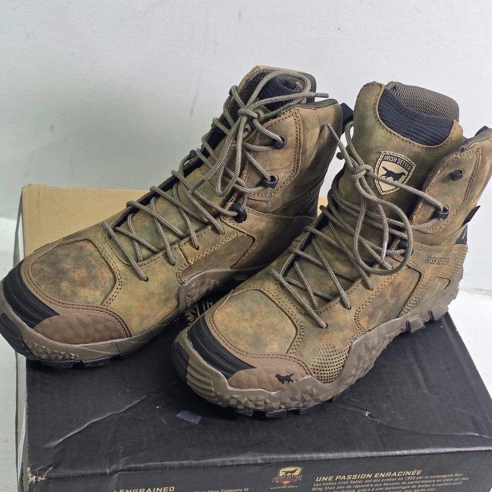 Irish Setter VaprTrek 2815 Red Wing Shoes Men's 10.5 D Camo Hunting Boots 8